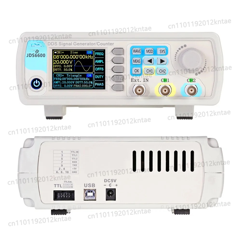 Dual Channel Arbitrary Waveform Function Generator 60Mhz - مولد إشارات وظيفية JDS6600 بترددات 15/30/40/50/60