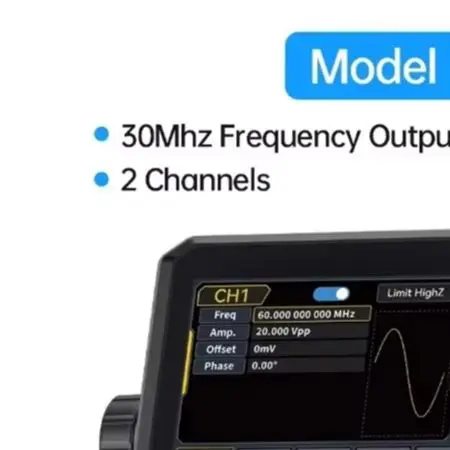 مولد وظائف ثنائي القناة TSG602 - مراجعة Dual Channel Arbitrary Waveform Function Generator 60Mhz وسعره