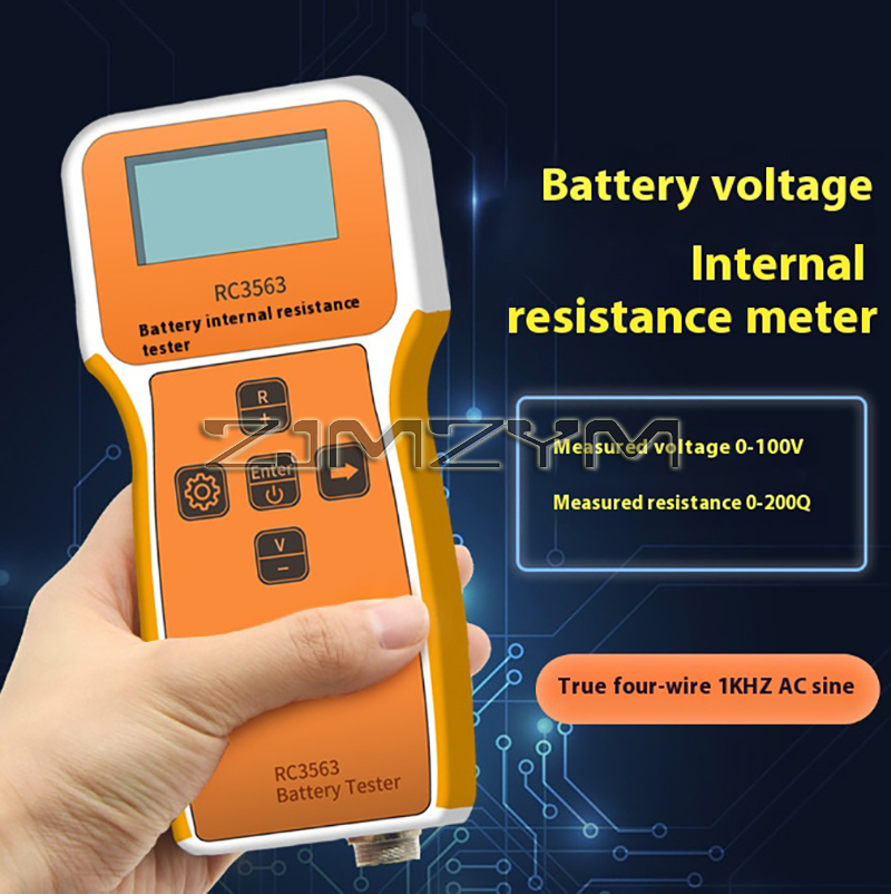 RC3563 بطارية الجهد اختبار الم - مراجعة Battery Internal Resistance Tester Four Wire وسعره