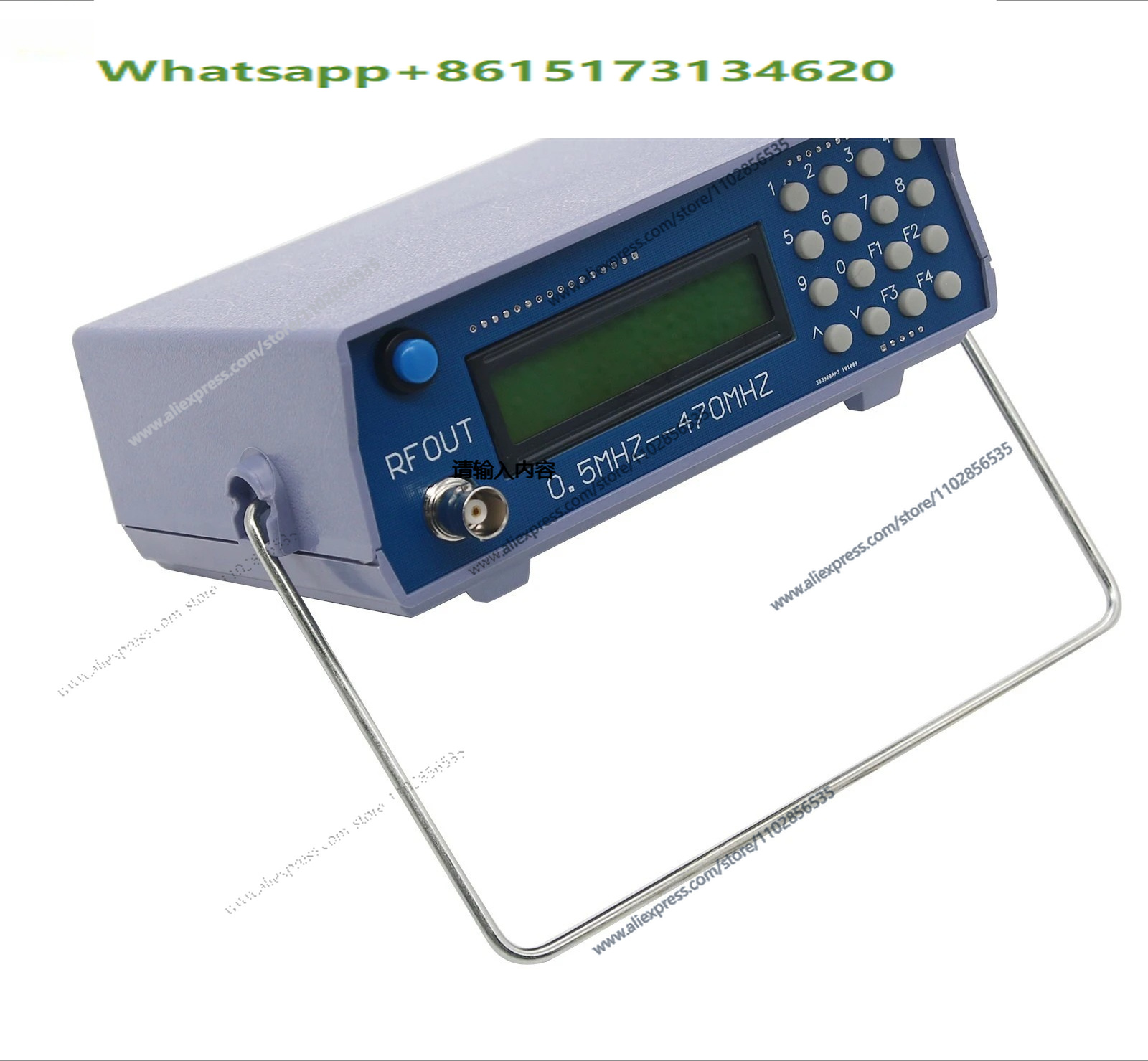 جهاز قياس واختبار إشارات الترد - مراجعة Rf Signal Generator 0.5Mhz To 470Mhz وسعره