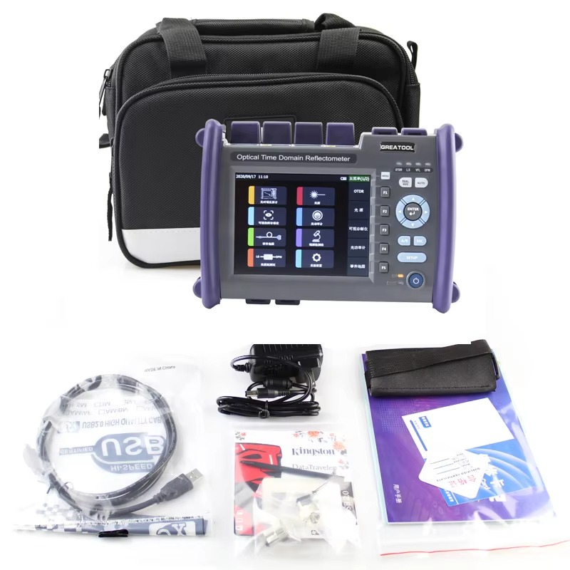 جهاز اختبار الألياف البصرية ال - مراجعة Optical Time Domain Reflectometer Otdr 1310 1550Nm وسعره