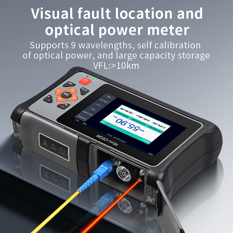 جهاز اختبار الألياف البصرية CO - مراجعة Optical Time Domain Reflectometer Otdr 1310 1550Nm وسعره