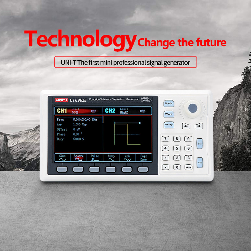 UNI-T UTG932E UTG962E وظيفة مو - مراجعة Dual Channel Arbitrary Waveform Function Generator 60Mhz وسعره