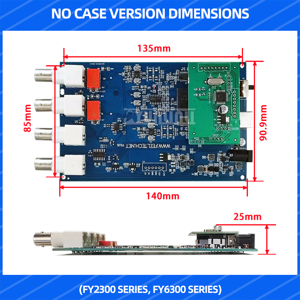 FY6300 FY2300 ثنائي القناة DDS - مراجعة Dual Channel Arbitrary Waveform Function Generator 60Mhz وسعره