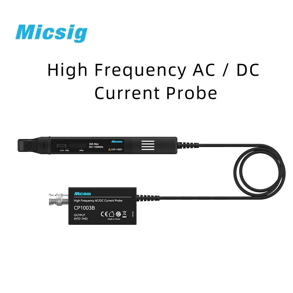 مسبار تيار عالي التردد Micsig  - مراجعة Current Probe Ac Dc 50Mhz Oscilloscope وسعره